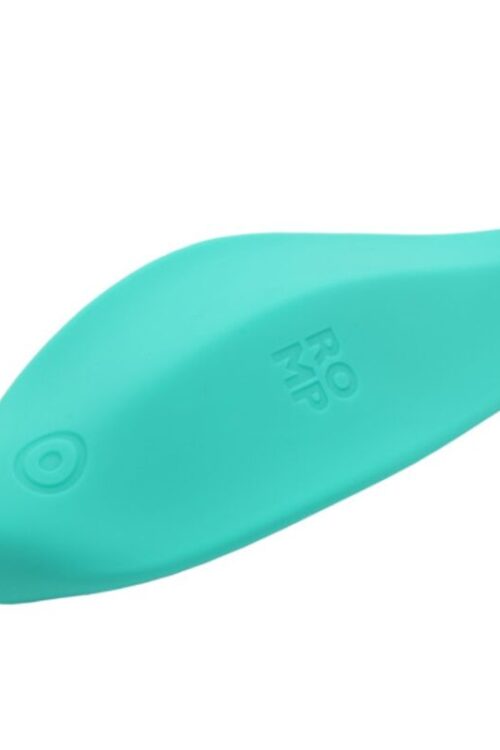 ROMP – WAVE VIBRADOR ESTIMULADOR DE CLÍTORIS FORMA ERGONÓMICA VERDE AGUA