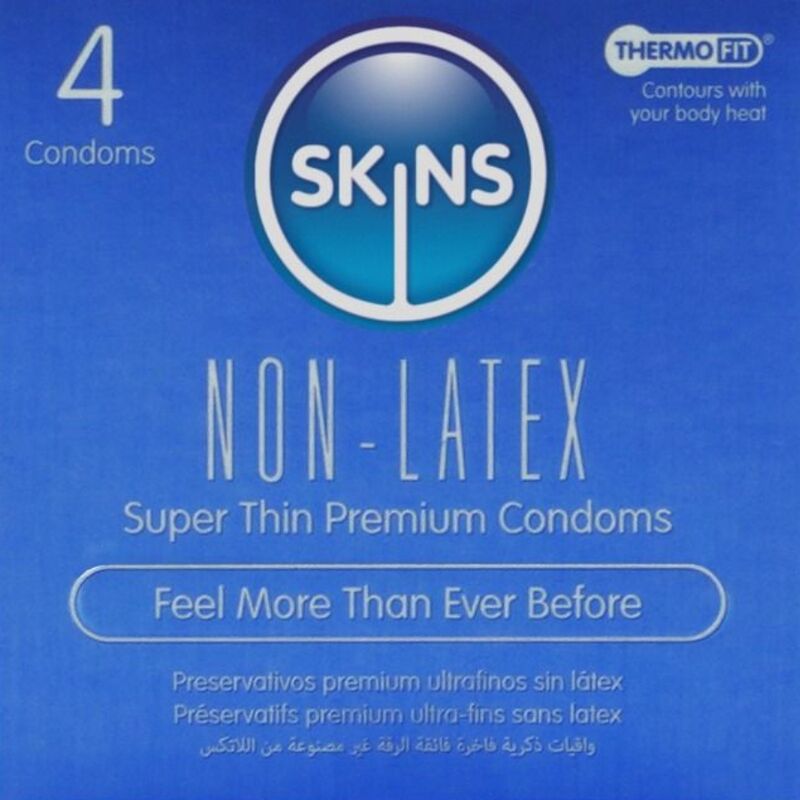 SKINS - PRESERVATIVOS SIN LATEX PACK 4