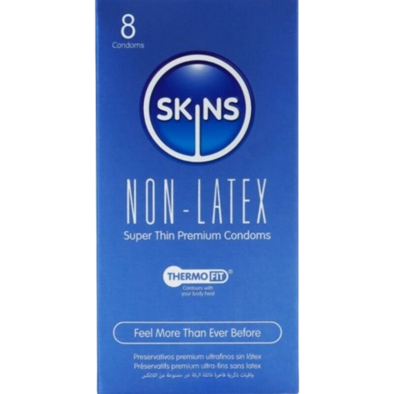 SKINS – PRESERVATIVOS SIN LATEX PACK 8