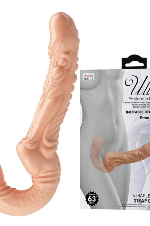 BAILE – EMMA STRAP-ON DOBLE PENETRACIÓN TEXTURIZADO NATURAL