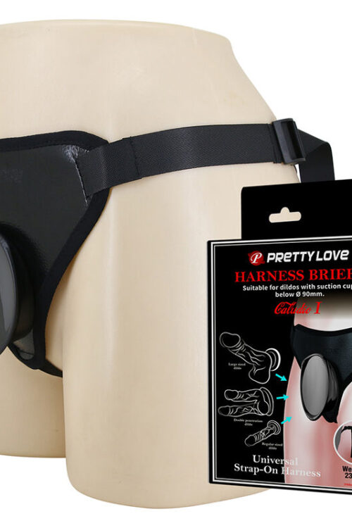 PRETTY LOVE – ARNÉS STRAP-ON UNIVERSAL NEGRO