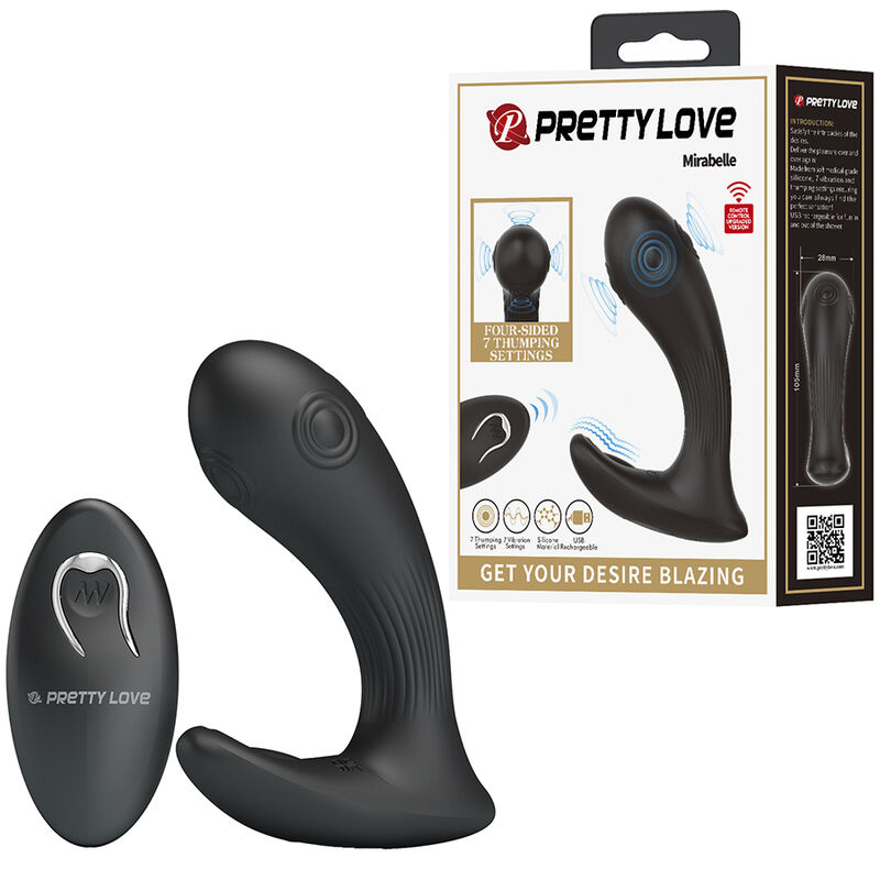 PRETTY LOVE – MIRABELLE VIBRADOR PROSTÁTICO CON CONTROL REMOTO