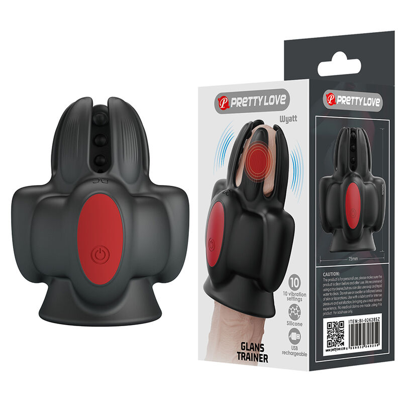PRETTY LOVE – WYATT MASTURBADOR AUTOMÁTICO RECARGABLE CLASS TRAINER