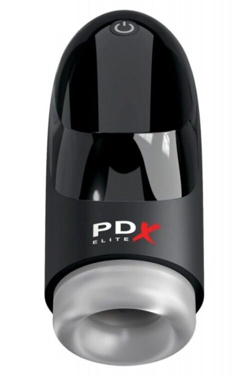 PDX ELITE – MASTURBADOR HYDROGASM CON VIBRACIÓN CICLÓNICA 20 CM