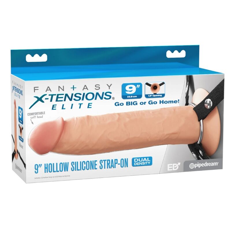 FANTASY X-TENSIONS - ARNÉS CON DILDO HUECO REALÍSTICO ELITE 24.1 CM - Imagen 3