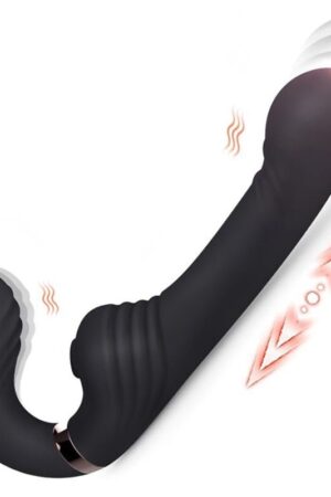 NALONE - ALLOW VIBRADOR DOBLE CON ROTACIÓN Y EMPUJE NEGRO