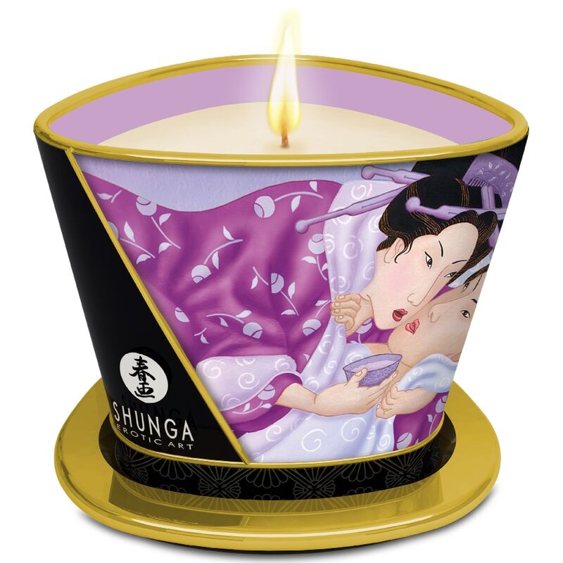 SHUNGA - VELA DE MASAJE LAVANDA 170 ML - Imagen 3