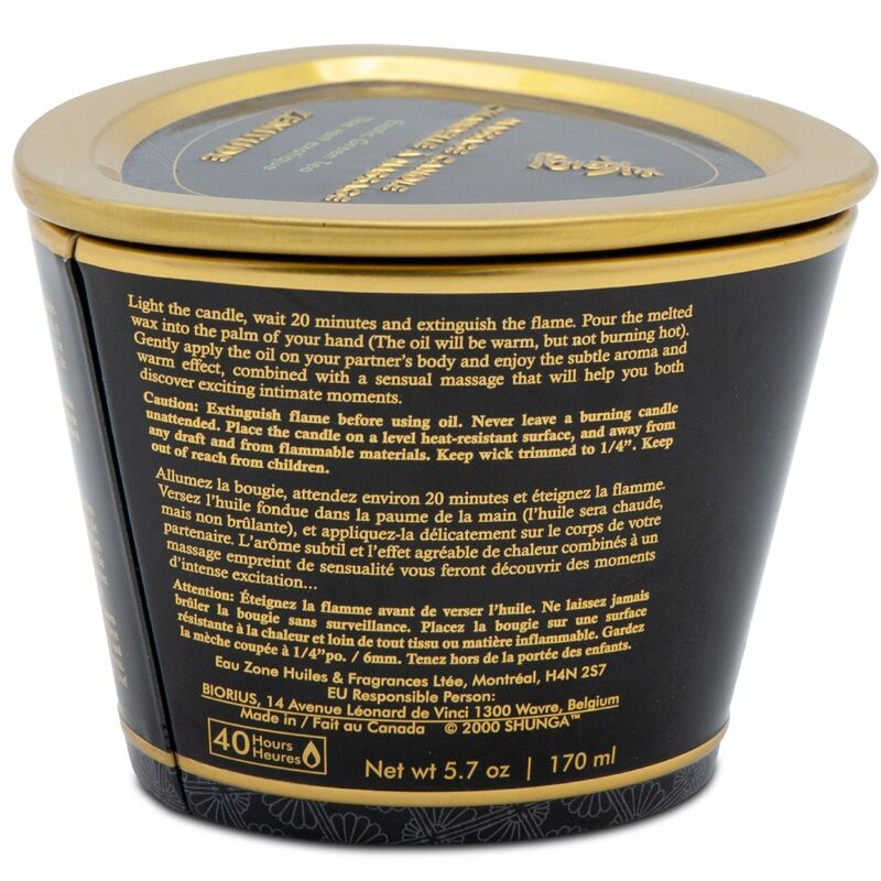 SHUNGA - VELA DE MASAJE LAVANDA 170 ML - Imagen 4