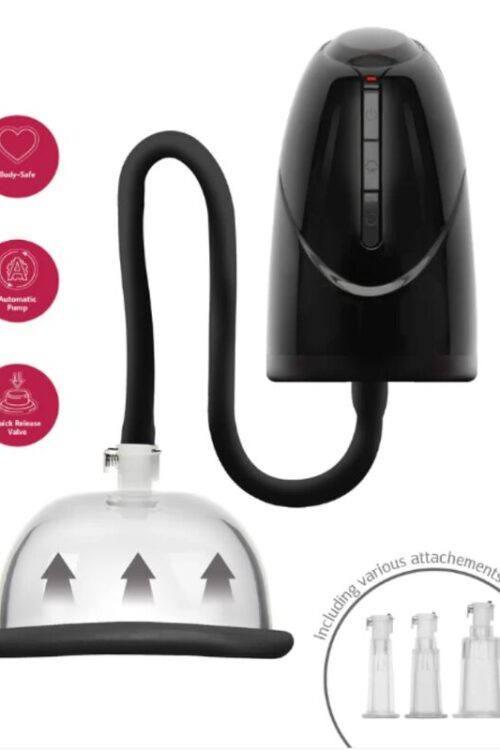SHE.E.O – BOMBA AUTOMÁTICA DE VACÍO PARA VAGINA Y CLÍTORIS NEGRA