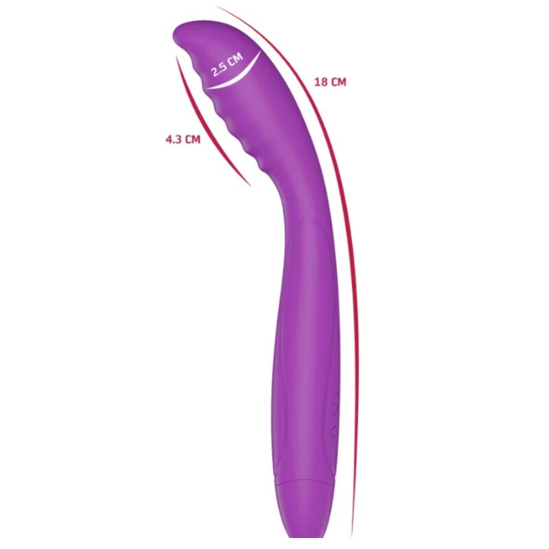 SHE.E.O - VIBRADOR TAPPING PUNTO G MORADO - Imagen 5