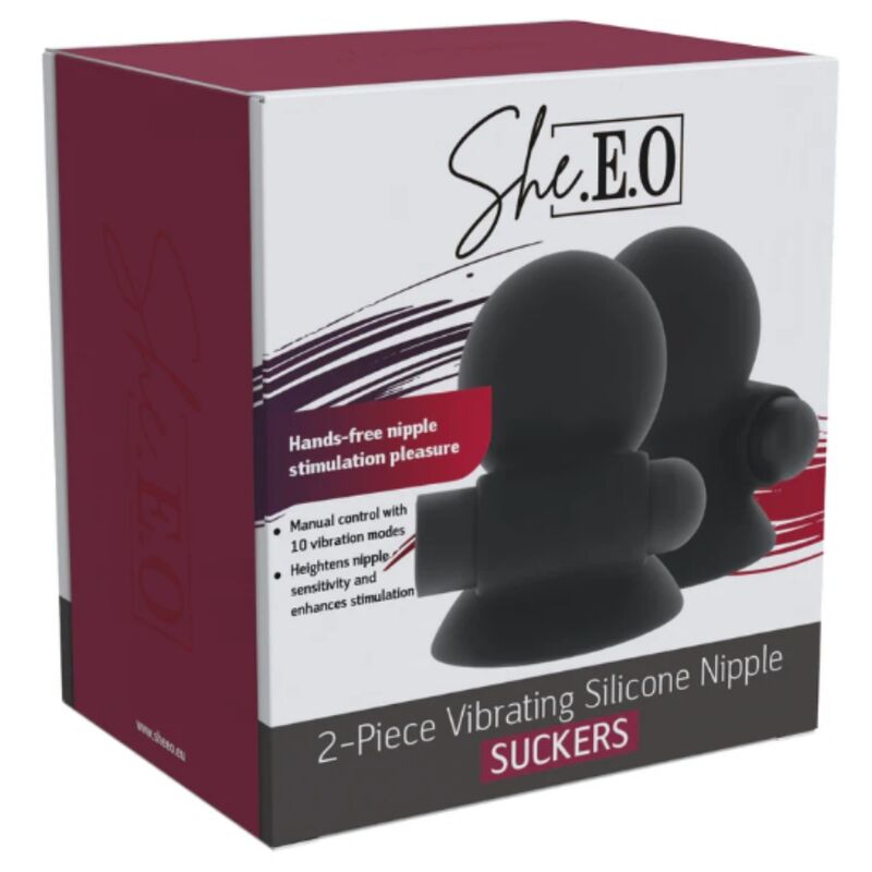 SHE.E.O - SUCCIONADORES DE PEZONES VIBRADORES RECARGABLES - Imagen 4