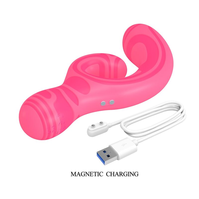PRETTY LOVE - VERITY MASAJEADOR DOBLE RECARGABLE USB - Imagen 2