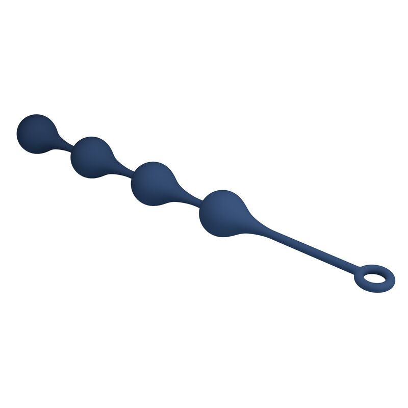 MR PLAY - BOLAS ANALES SILICONA AZUL TALLA XL -Ø- 52,5 CM - Imagen 5