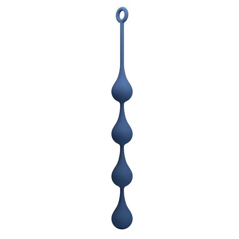 MR PLAY - BOLAS ANALES SILICONA AZUL TALLA XL -Ø- 52,5 CM