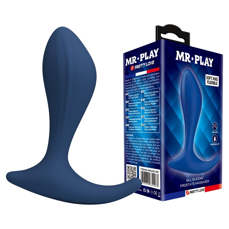 MR PLAY - MASAJEADOR DE PRÓSTATA AZUL - Imagen 8