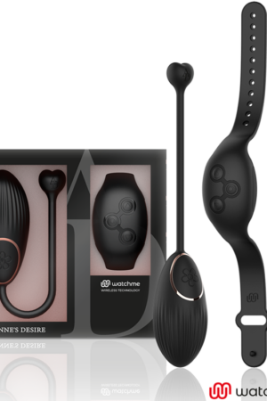 ANNE'S DESIRE - HUEVO CONTROL REMOTO TECNOLOGÍA WATCHME NEGRO