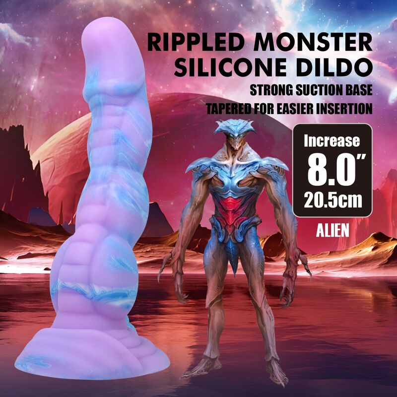 POWER MONSTERS - ALIEN DILDO 20,5 CM Ø 4,8 CM - Imagen 2