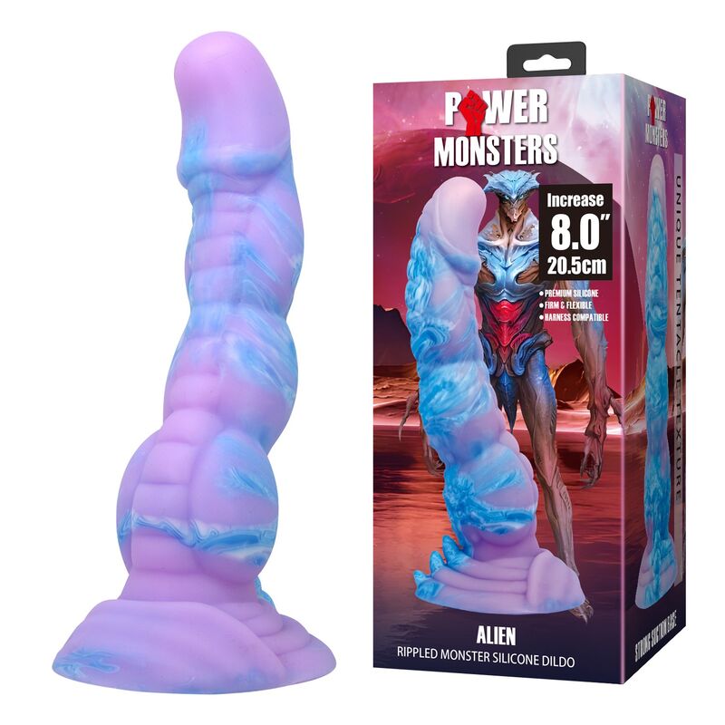 POWER MONSTERS - ALIEN DILDO 20,5 CM Ø 4,8 CM - Imagen 3