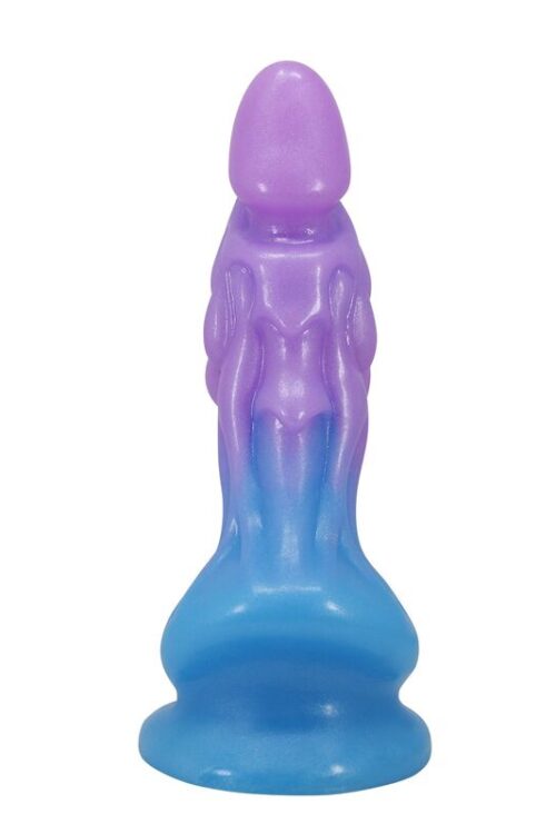 POWER MONSTERS – ATLANTEANS DILDO REALÍSTICO CON VENTOSA 19 CM Ø 5 CM AZUL Y MORADO