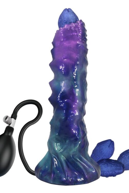 POWER MONSTERS – DUSKWALKER SENTINEL DILDO HINCHABLE FANTASÍA TRICOLOR 23 CM Ø 5 CM