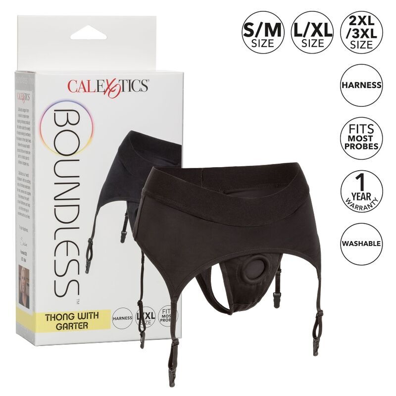 CALEXOTICS - BOUNDLESS ARNÉS TANGA CON LIGUERO L/XL - Imagen 3