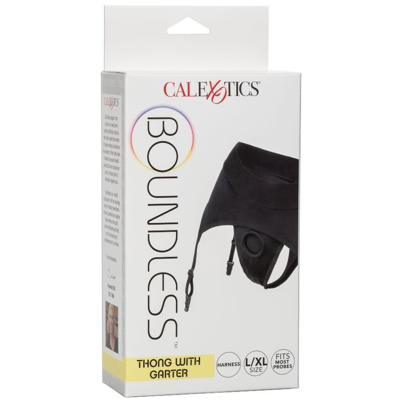 CALEXOTICS - BOUNDLESS ARNÉS TANGA CON LIGUERO S/M - Imagen 3