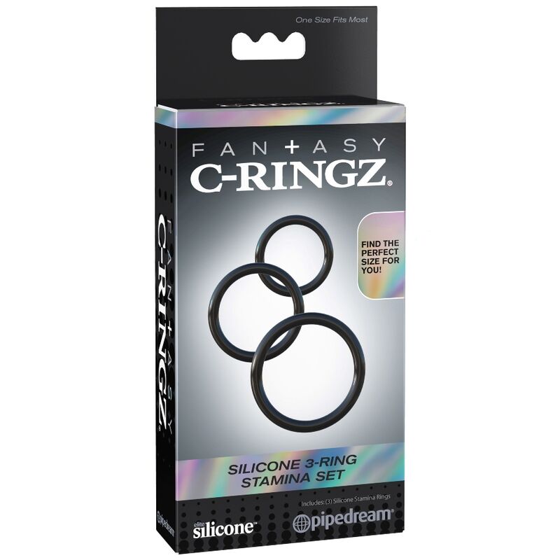 FANTASY C-RINGZ - SET ANILLAS SILICONA STAMINA - Imagen 4