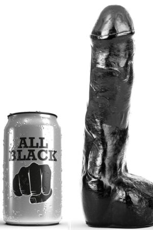 ALL BLACK - PENE REALÍSTICO ANAL 20 CM