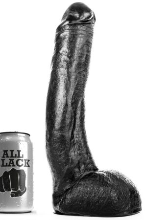 ALL BLACK - DONG 29 CM CURVADO