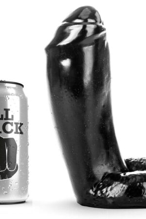 ALL BLACK - DILDO REALÍSTICO 18 CM