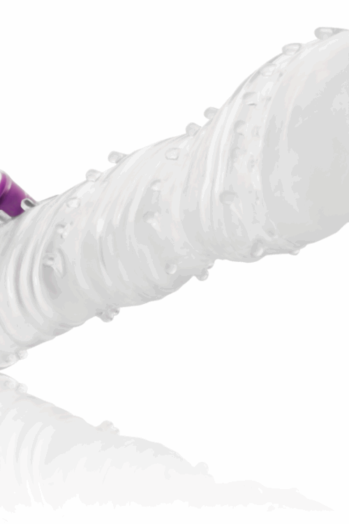 OHMAMA – FUNDA PENE TEXTURADA CON BALA VIBRADORA PUNTA ANCHA