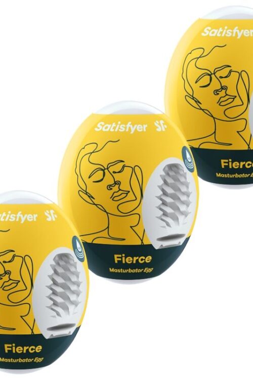 SATISFYER – 3 HUEVOS MASTURBADORES FIERCE