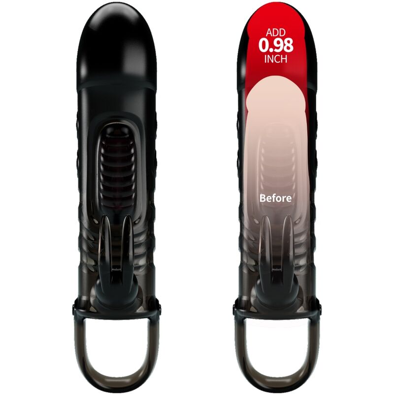 PRETTY LOVE - SLOANE FUNDA PENE RABBIT NEGRO - Imagen 4