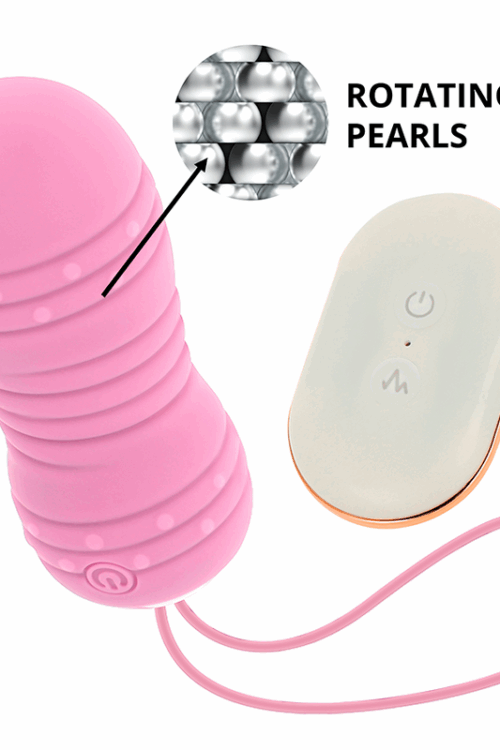 OHMAMA – HUEVO CONTROL REMOTO 7 MODOS ROTACION ROSA