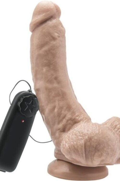 GET REAL – DILDO 20,5 CM CON TESTÍCULOS VIBRADOR NATURAL