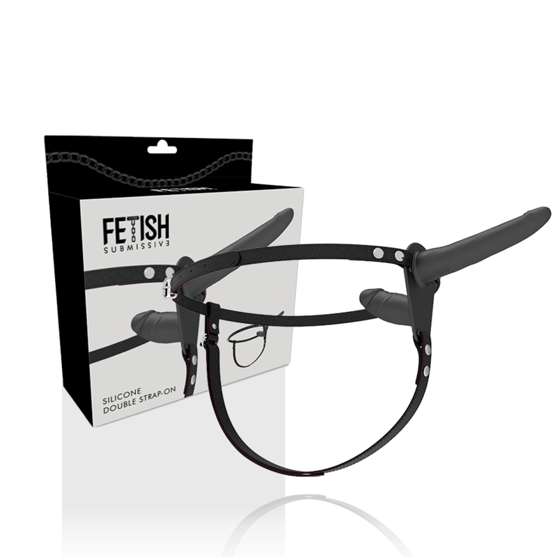FETISH SUBMISSIVE HARNESS - DOBLE PENETRACIÓN NEGRO - Imagen 5