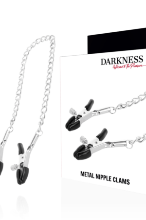 DARKNESS - PINZAS AJUSTABLES PARA PEZONES AJUSTABLES METAL