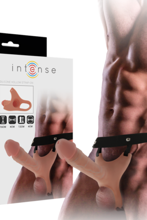 INTENSE - ARNÉS HUECO CON DILDO SILICONA 16 X 3.5 CM