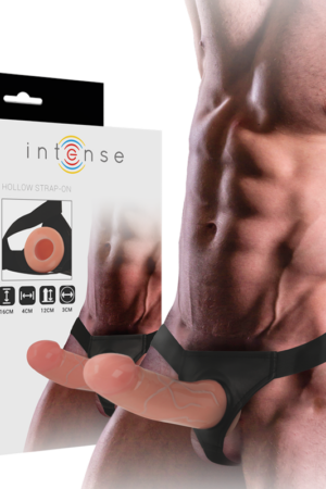 INTENSE - ARNÉS HUECO CON DILDO 16 X 3 CM
