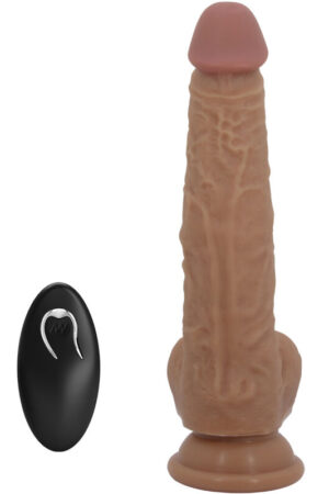 PRETTY LOVE - JONATHAN DILDO SILICONA 3 VIBRACIONES + 3 MEDIDAS INSERCIÓN CONTROL REMOTO 21 CM