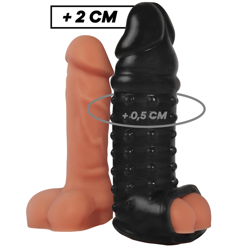 VIRILXL – EXTENSIÓN Y FUNDA DE PENE V11 NEGRO