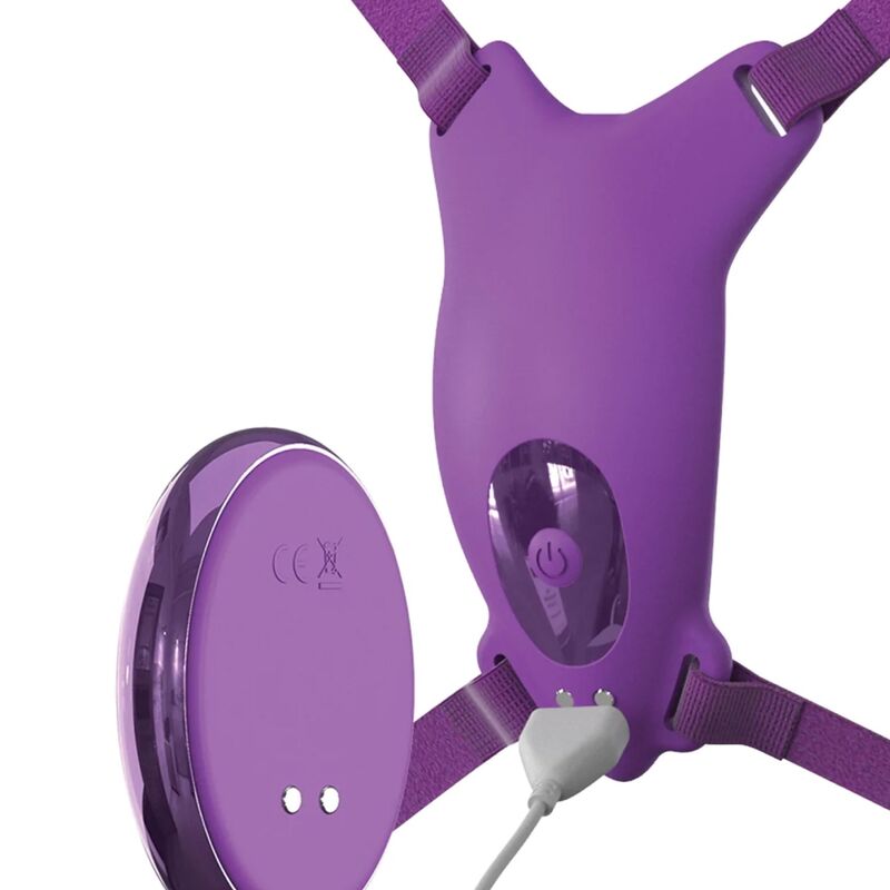 FANTASY FOR HER - ARNES MARIPOSA VIBRADOR, RECARGABLE & CONTROL REMOTO VIOLETA - Imagen 3