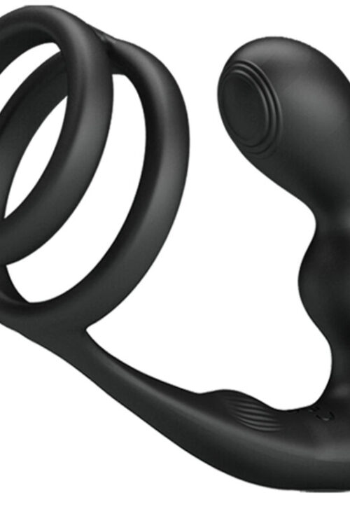 PRETTY LOVE – MARSHALL ANILLO PARA PENE + PLUG ANAL VIBRATORIO & CONTROL REMOTO