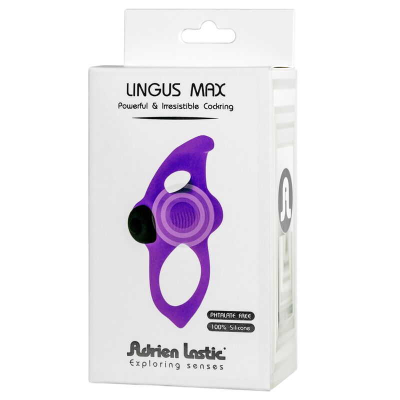 ADRIEN LASTIC - LINGUS MAX ANILLO VIBRADOR VIOLETA - Imagen 2