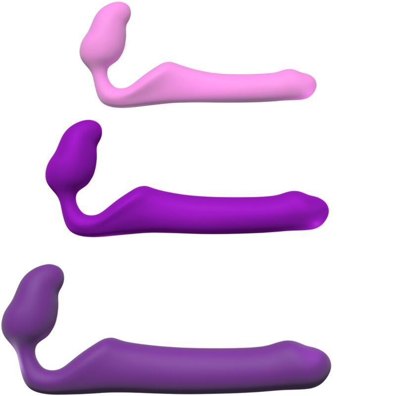 ADRIEN LASTIC - QUEENS STRAP-ON FLEXIBLE ROSA TALLA S - Imagen 4