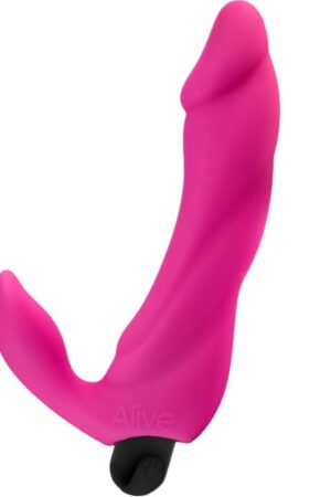 ALIVE - BIFUN PRO DILDO VIBRADOR ROSA 14.9 CM