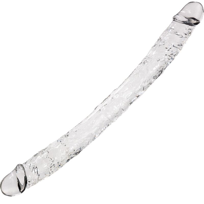 ALIVE – SUPREME PENE REALÍSTICO DOBLE TRANSPARENTE 38.5 CM