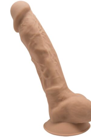 SILEXD - MODELO 1 PENE REALÍSTICO SILICONA PREMIUM SILEXPAN CARAMELO 17.5 CM