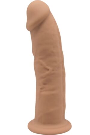 SILEXD - MODELO 2 PENE REALÍSTICO SILICONA PREMIUM SILEXPAN CARAMELO 15.4 CM