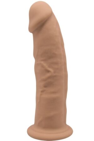 SILEXD - MODELO 2 PENE REALÍSTICO SILICONA PREMIUM SILEXPAN CARAMELO 19 CM